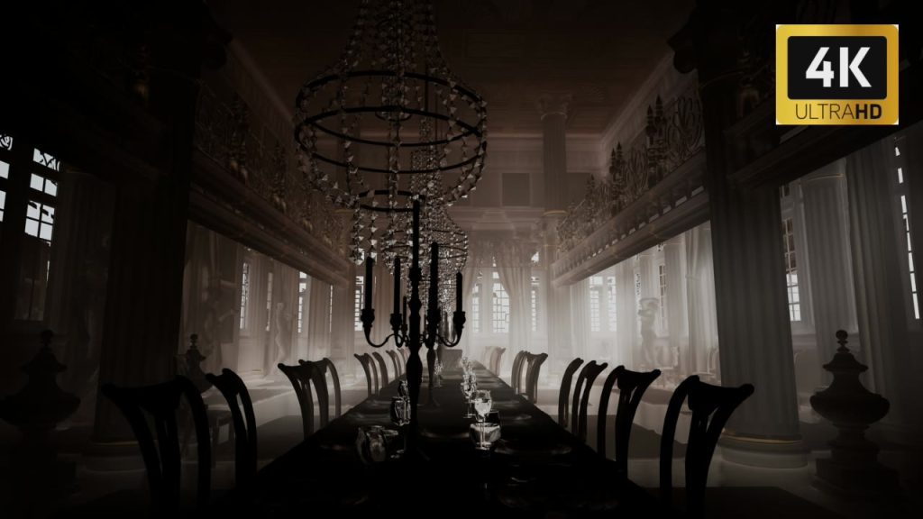 Palacio Interior 4K: Pack de 4 vídeos