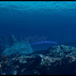 Banner submarino panoramico 8K - arrecife derecho